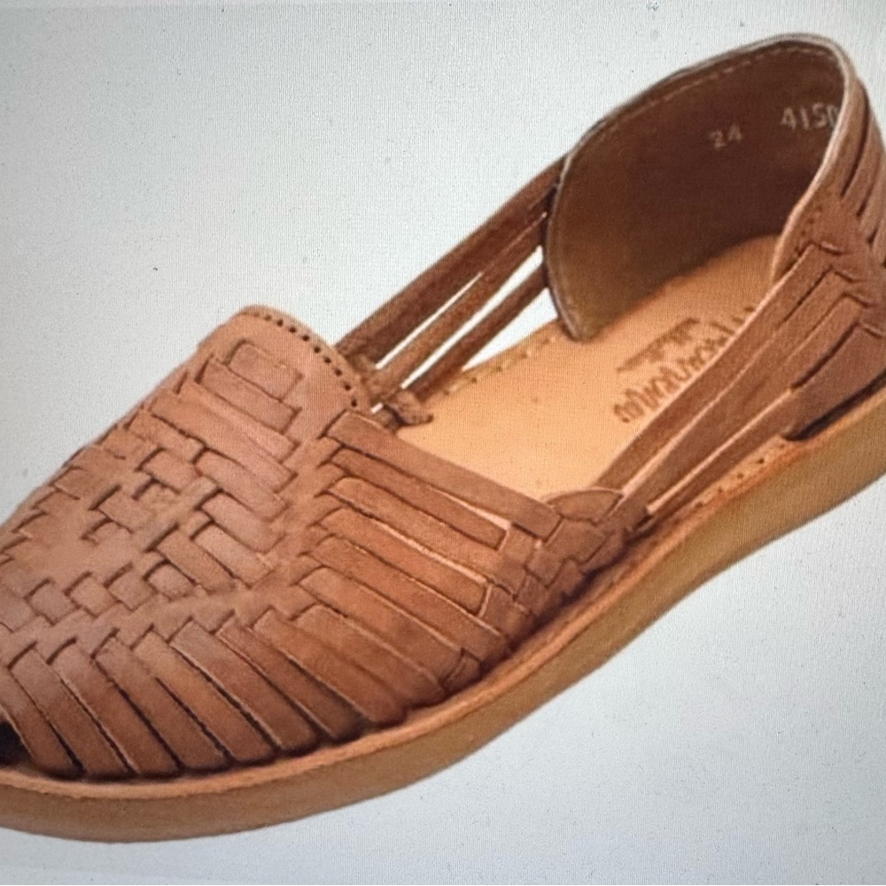 Macarena collection handwoven leather Huarache sandals